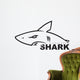 shark vector Wall Decal