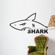 shark vector Wall Decal