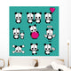 Lezzi - The Cute Panda Wall Decal