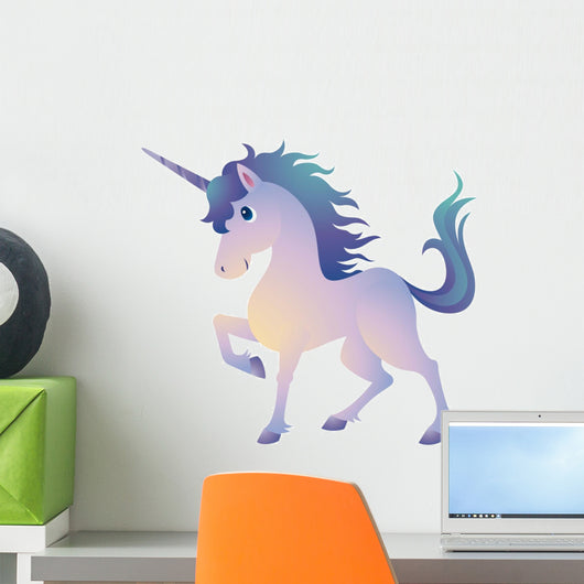 Fun Colorful Unicorn Wall Decal