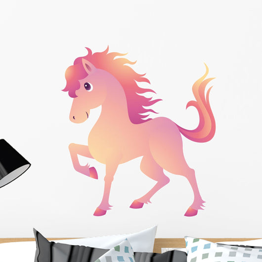 Horse Mane Pink Wall Decal