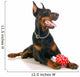 Great Doberman Dog with Favorite Toy Wall Decal