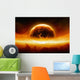 Burning and Exploding Planet Wall Decal