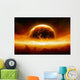 Burning and Exploding Planet Wall Decal