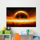 Burning and Exploding Planet Wall Decal