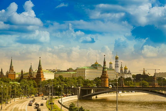 Panoramic Moscow Kremlin Russia Wall Mural