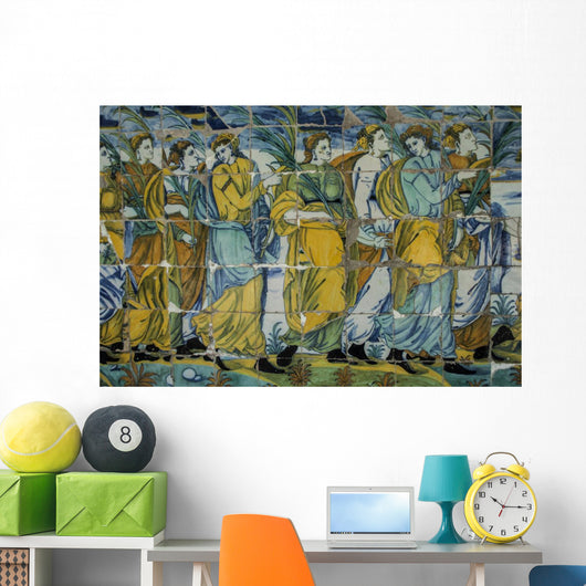Talavera Pottery Tiles Basilica Wall Mural