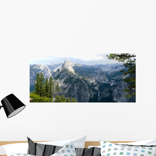 Panoramic Yosemite Valley from Wall Mural