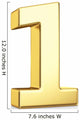 3D Golden Number 1