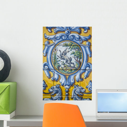 Talavera Pottery Tiles Basilica Wall Mural