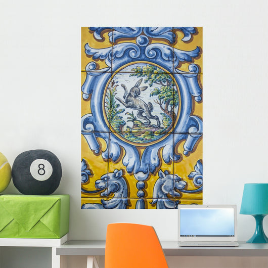Talavera Pottery Tiles Basilica Wall Mural
