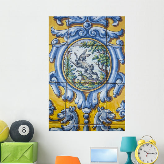 Talavera Pottery Tiles Basilica Wall Mural