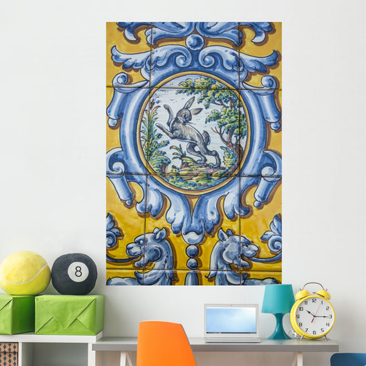 Talavera Pottery Tiles Basilica Wall Mural
