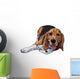 Lying Beagle Wall Decal