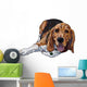Lying Beagle Wall Decal