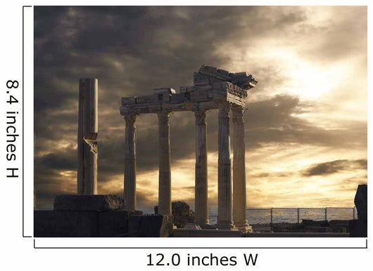 Temple of Apollo in Side Wall Mural
