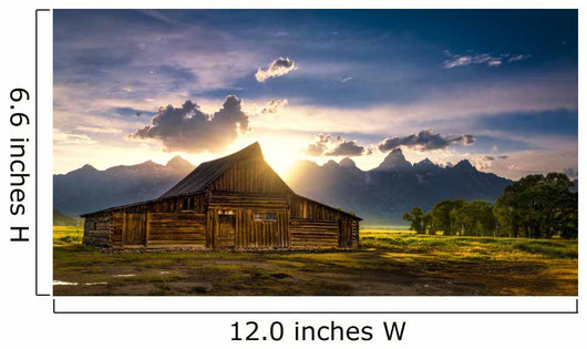 TA Moulton Barn After the Storm Wall Mural