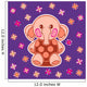 Appliqued with Elephant