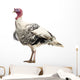 White Turkey Wall Decal