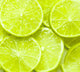 Green Lemon Slices Wall Mural