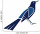 Great-tailed Grackle Wall Decal