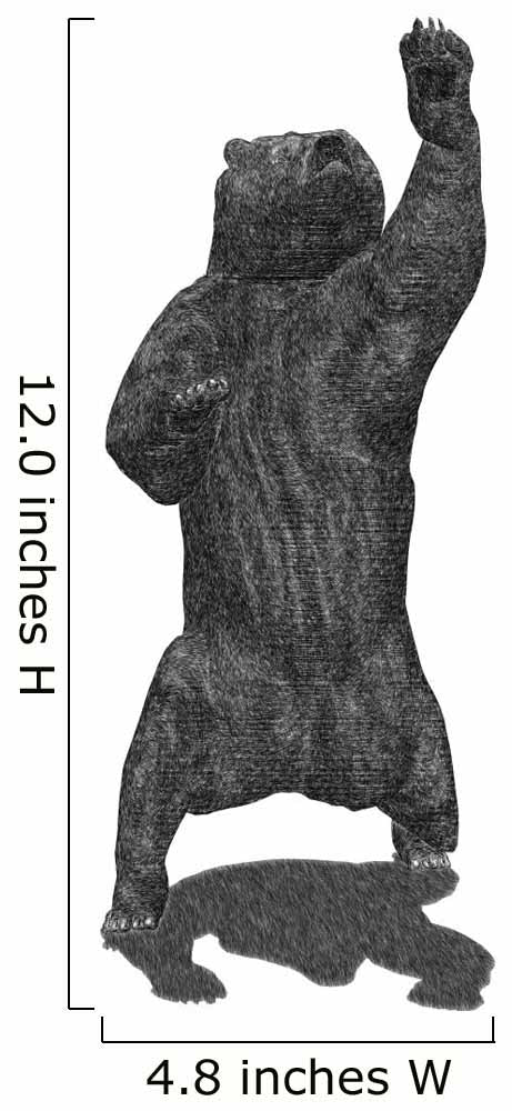 Bleistift-zeichnung Braunbr