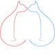 Cat Love Wall Mural