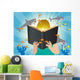 Underwater World Imagination Concept Wall Decal