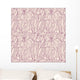 Seamless Floral Pattern Wall Decal