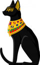 Egyptian Cat Wall Decal