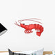 Prawn Shrimp Wall Decal