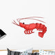 Prawn Shrimp Wall Decal