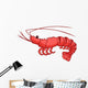 Prawn Shrimp Wall Decal