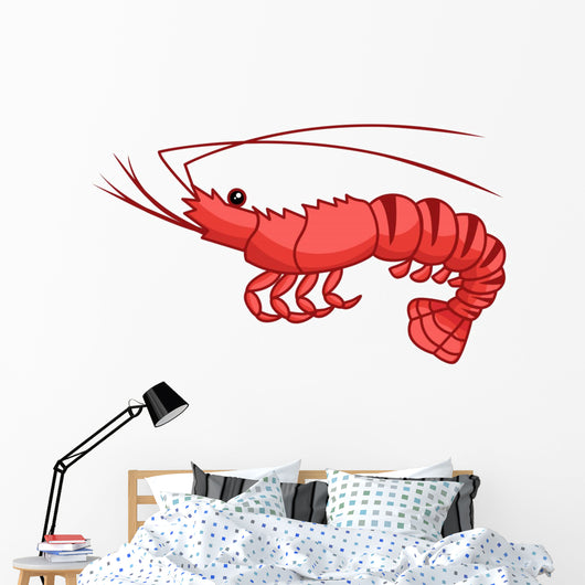 Prawn Shrimp Wall Decal