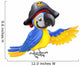 Pirate Parrot Illustration Wall Mural