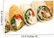 Various Wrap Sandwiches