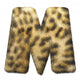 Leopardenfell Letter M Wall Mural