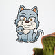 Vector illustration of Cat cartoon Wall Decal