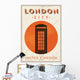 London Vintage Poster Design