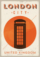 London Vintage Poster Design