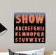 Red Show Letters