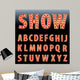 Red Show Letters