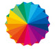 Color wheel Wall Decal