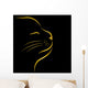 Vector Image of an Cat Wall Mural