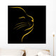 Vector Image of an Cat Wall Mural