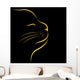 Vector Image of an Cat Wall Mural