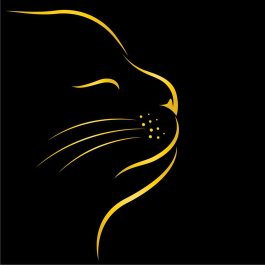 Vector Image of an Cat Wall Mural