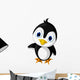 Cute Little Penguin Cartoon Wall Decal