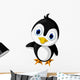 Cute Little Penguin Cartoon Wall Decal