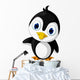 Cute Little Penguin Cartoon Wall Decal